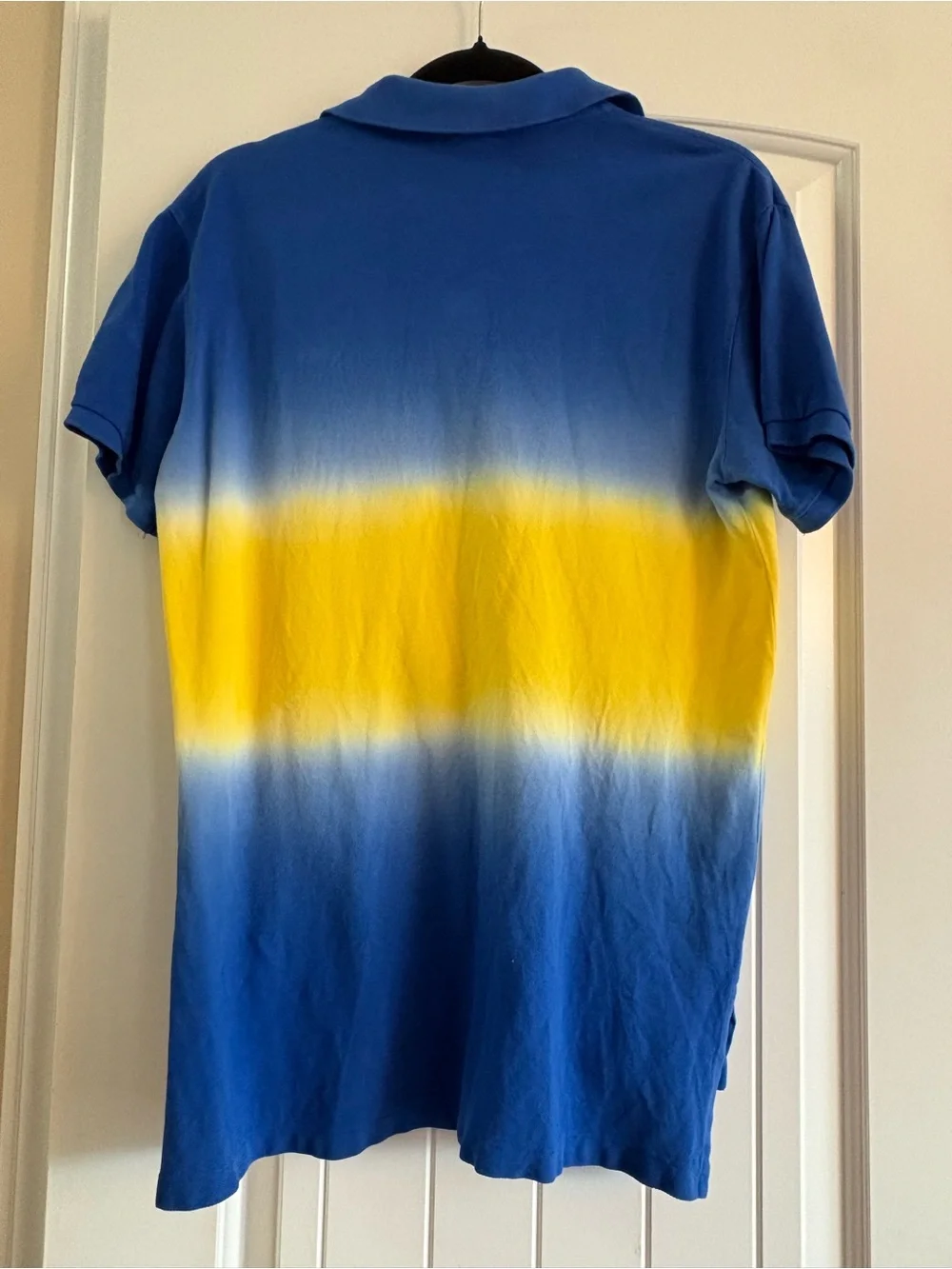 Blue, Yellow & Red Gradient Polo